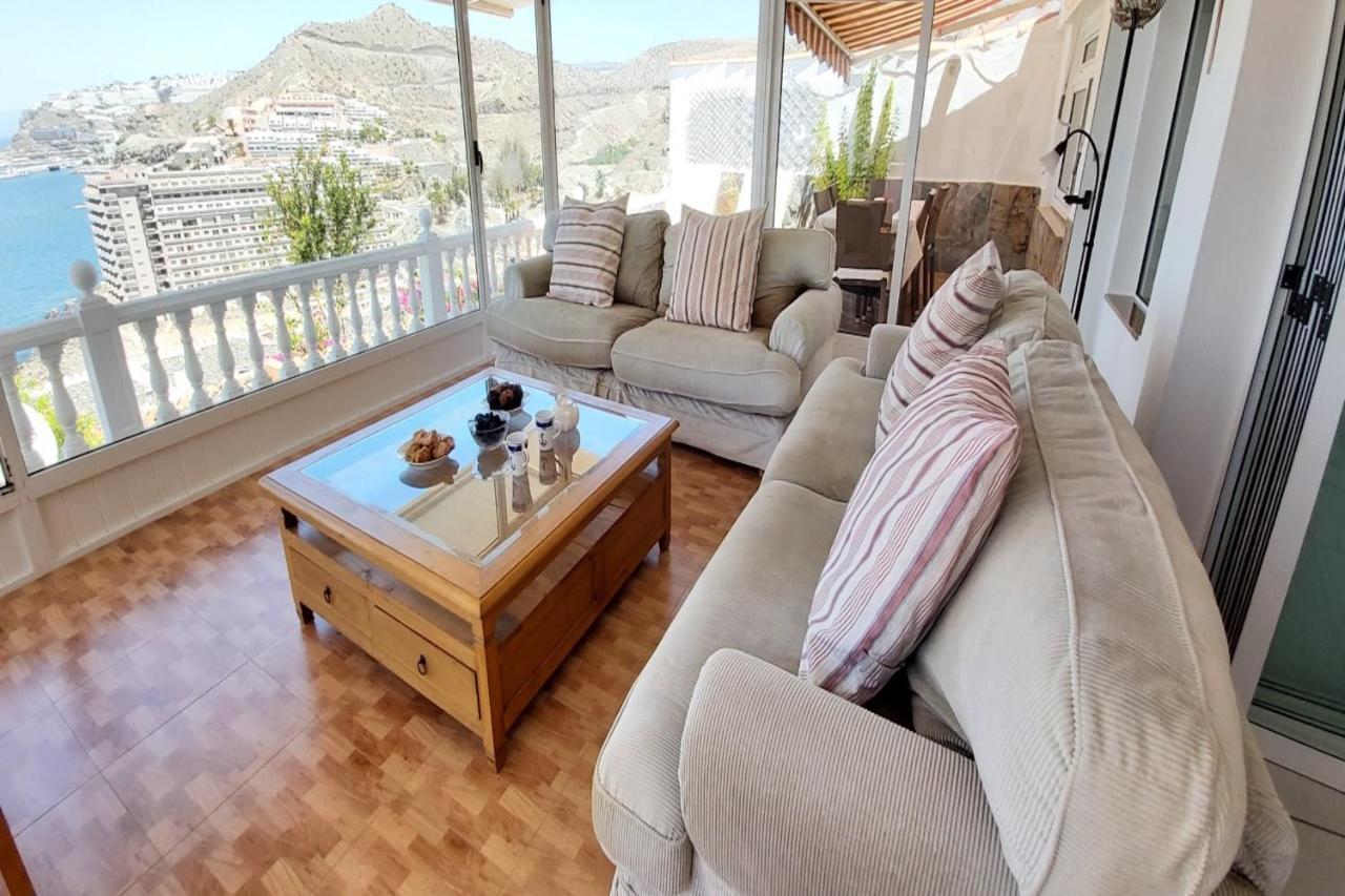 Mogán Sunset Balcony With Ocean Views 빌라 외부 사진