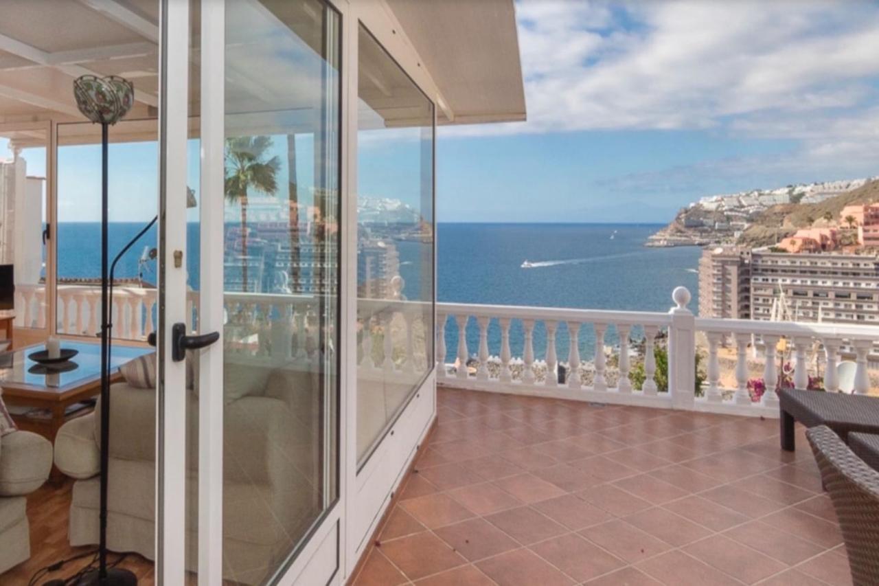 Mogán Sunset Balcony With Ocean Views 빌라 외부 사진